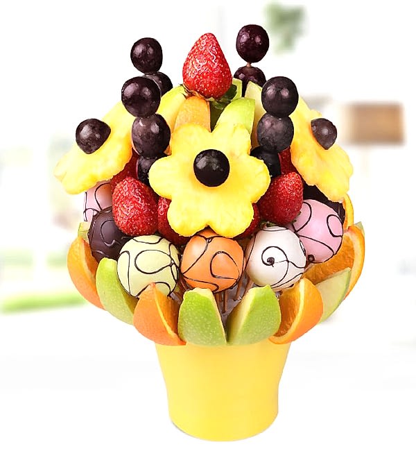 Blue Happiness Chocolate Bouquet