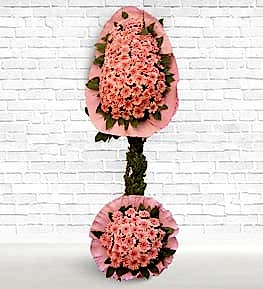 Pink Basket Stand (double-decked)