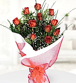 Bouquet of 11 Red Roses