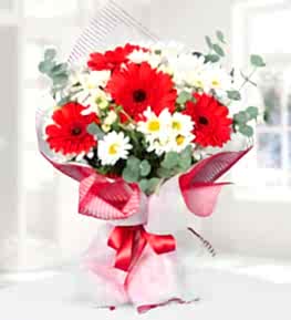 Bouquet of Chrysanthemums and Gerberas