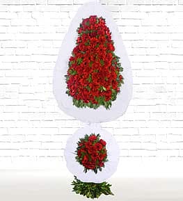 Red Basket Stand (double-decked)